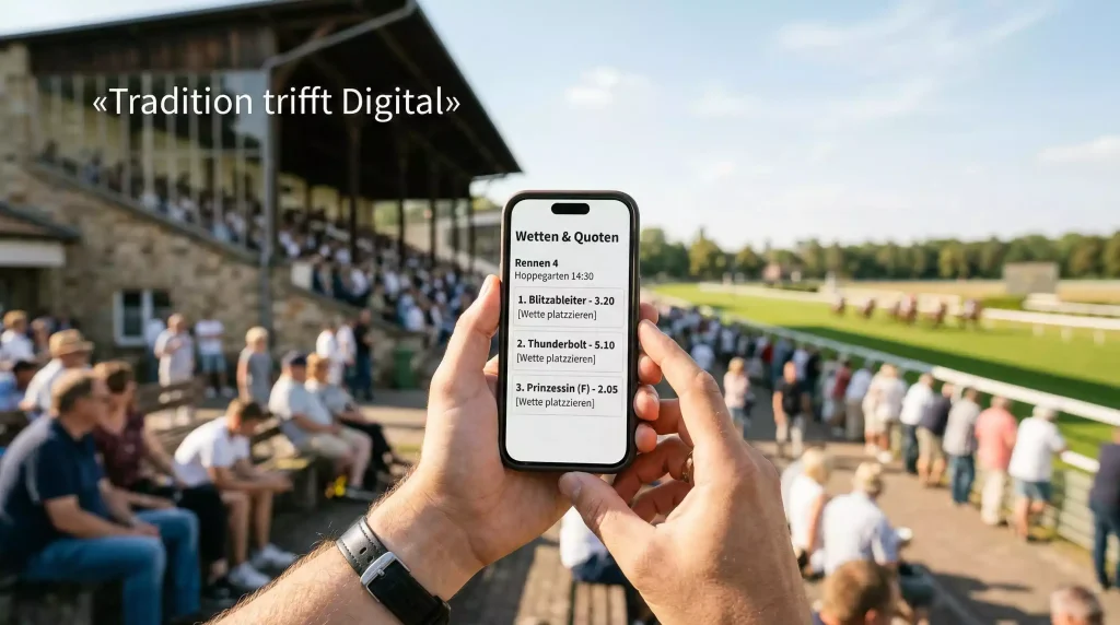 Rennbahn oder Online Pferdewetten